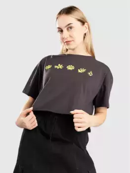 Просто отделочная футболка Volcom, черный