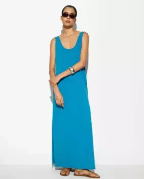 Простое платье без рукавов Parfois, синий
