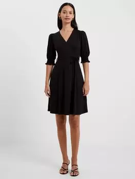 Простое платье French Connection с запахом K, черный