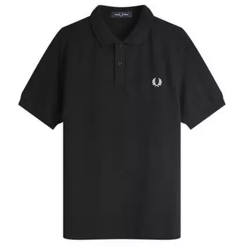 Простое поло Fred Perry, черный