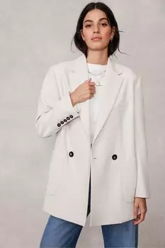 Простой блейзер оверсайз Mint Velvet, бежевый