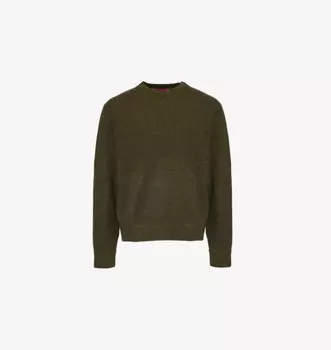 Простой кашемировый джемпер с круглым вырезом The Elder Statesman, зеленый