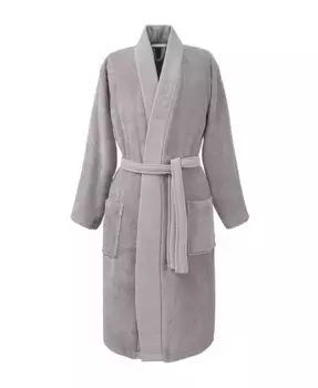 Простой мужской халат-кимоно из хлопка Boss Home, серый