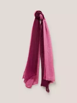 Простой свободный шарф Penny White Stuff, средняя слива