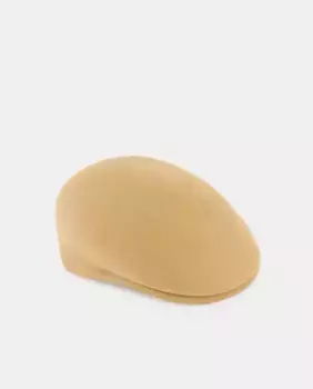 Простой жесткий берет Latouche, коричневый