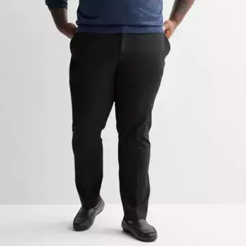 Просторные эластичные брюки Premier Flex Stretch для высоких и полных мужчин Apt. 9, черный