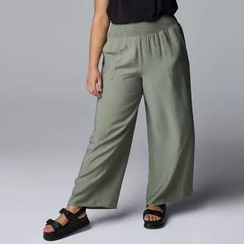 Просторные брюки для путешествий больших размеров Simply Vera Vera Wang, цвет malyn olive