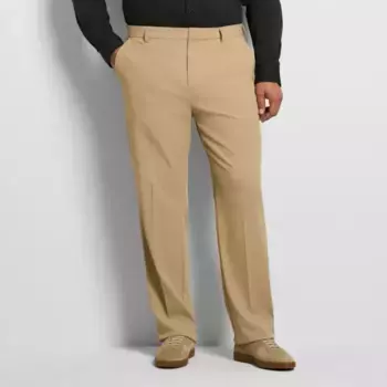 Просторные прямые брюки Everyday Defense для высоких и полных мужчин Van Heusen, цвет cedarwood khaki