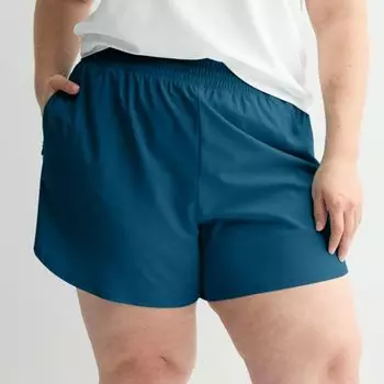 Просторные шорты с подкладкой для бега Tek Gear, цвет blue crayon