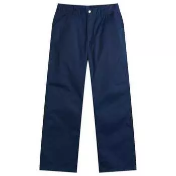 Простые брюки из твила Carhartt Wip, черный