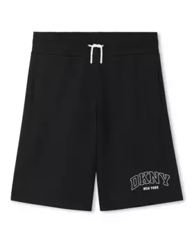 Простые черные шорты DKNY, черный