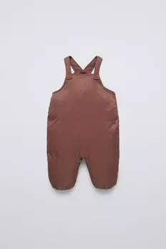 Простые комбинезоны ZARA, бордовый