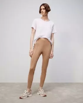 Простые комфортные женские брюки Woman El Corte Ingls, бежевый