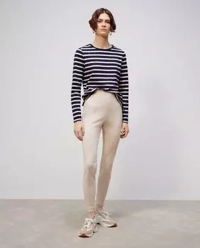 Простые комфортные женские брюки Woman El Corte Ingls, светло-бежевый