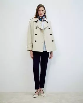 Простые комфортные женские брюки Woman El Corte Ingls, темно-синий