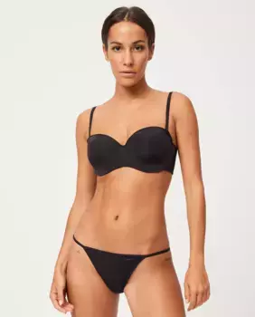 Простые мини-стринги Ysabel Mora, черный