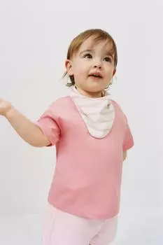 Простые шорты-бермуды ZARA, розовый