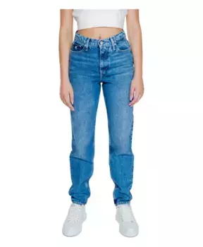 Простые женские джинсы на молнии Calvin Klein Jeans, синий