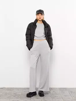 Простые женские спортивные штаны с эластичной резинкой на талии XSIDE