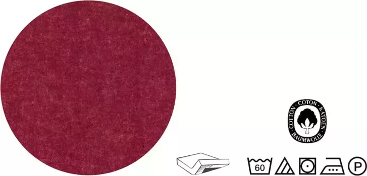 Простынь Biberna на подкладке, (1 шт.) Б: 180-200 см, цвет weinrot