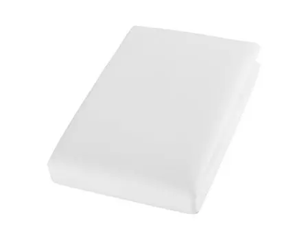 Простынь Cotonea органический трикотаж, высота до 18см, цвет белый-003, размер 140х220 см.