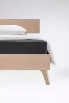 Простынь fleuresse "флисовый трикотаж", из хлопка, простынь, простынь на подгонке, премиум качество 180х200 см, 1 шт., цвет anthrazit