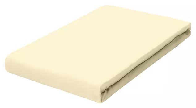 Простынь frottex махровая ткань Schlafgut, светло-желтый