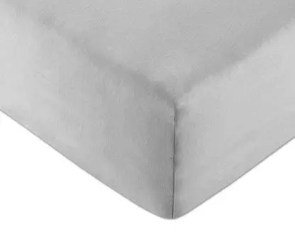 Простынь из микрофибры BEAUTEX (светло-серый 90x200x30 см), микрофибра премиум-класса, размер и цвет на выбор