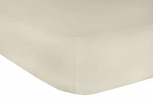 Простынь Mr.Sandman Fine Jersey de Luxe натуральный 80х200см 160г/м