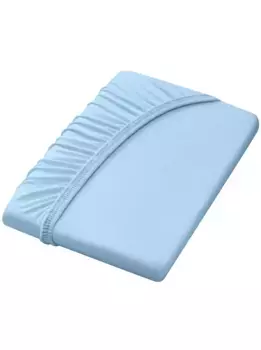 Простынь на подгонке Dormisette, (голубой шт.) Б: 90-100 см, светло-синий