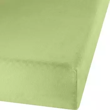 Простынь на подгонке Erwin Mller 153647, 100x1x210-220 см, светло-зеленый