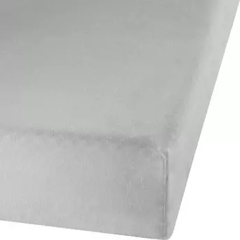 Простынь на подгонке Erwin Mller 153647, 100x1x210-220 см, серебряный