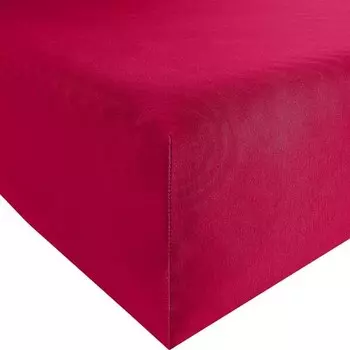 Простынь на подгонке Erwin Mller 158302, 100x1x210-220 см, красный