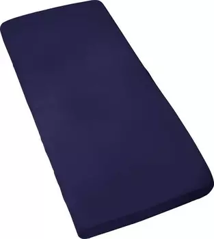 Простынь на подгонке Erwin Mller 158304, 70x1x120-140 см, темно-синий