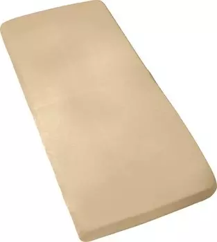 Простынь на подгонке Erwin Mller 158304, 70x1x120-140 см, бежевый