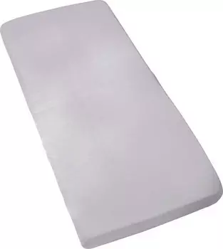 Простынь на подгонке Erwin Mller 158304, 70x1x120-140 см, серый