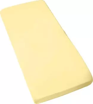 Простынь на подгонке Erwin Mller 158304, 70x1x120-140 см цвет hellgelb