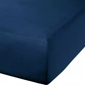 Простынь на подгонке Erwin Mller 202589, 150x1x200 см, темно-синий