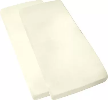 Простынь на подгонке Erwin Mller 2er-Pack 209147, 40x1x90 см, натуральный