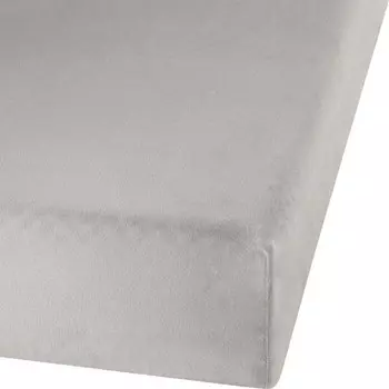 Простынь на подгонке Erwin Mller 42081, 100x1x190-200 см, серебряный