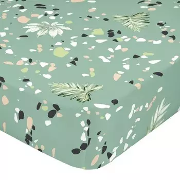 Простынь на подгонке Happy Friday Delicate, 4x200x200 см, разноцветный