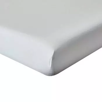 Простынь на подгонке Homescapes Fadendichte 200, 180x1x200 см цвет silber grau