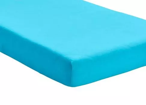 Простынь на подгонке Hometex Premium Textiles 180-200x220, 200x40x220 см, бирюзовый