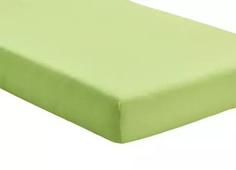 Простынь на подгонке Hometex Premium Textiles Jersey 140-160x200, 160x32x200 см, зеленый