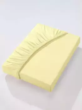 Простынь на подгонке Irisette, (1 шт.) Б: 90-100 см, цвет vanillegelb