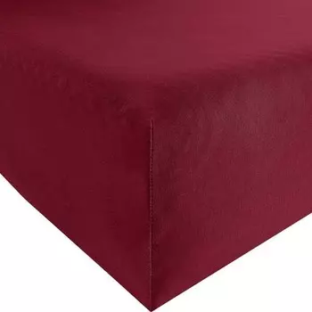Простынь на подгонке REDBEST 200984, 180x1x200 см цвет weinrot