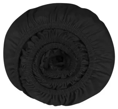 Простынь на подгонке Schiesser Flexi, 100x1x200 см, черный