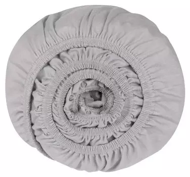 Простынь на подгонке Schiesser Flexi, 100x1x200 см, светло-серый