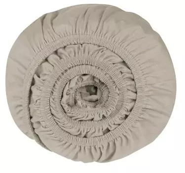 Простынь на подгонке Schiesser Flexi, 180x10x200 см цвет mausgrau