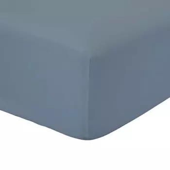 Простынь на подгонке Today 2 Personen uni, 140x1x190 см цвет graublau